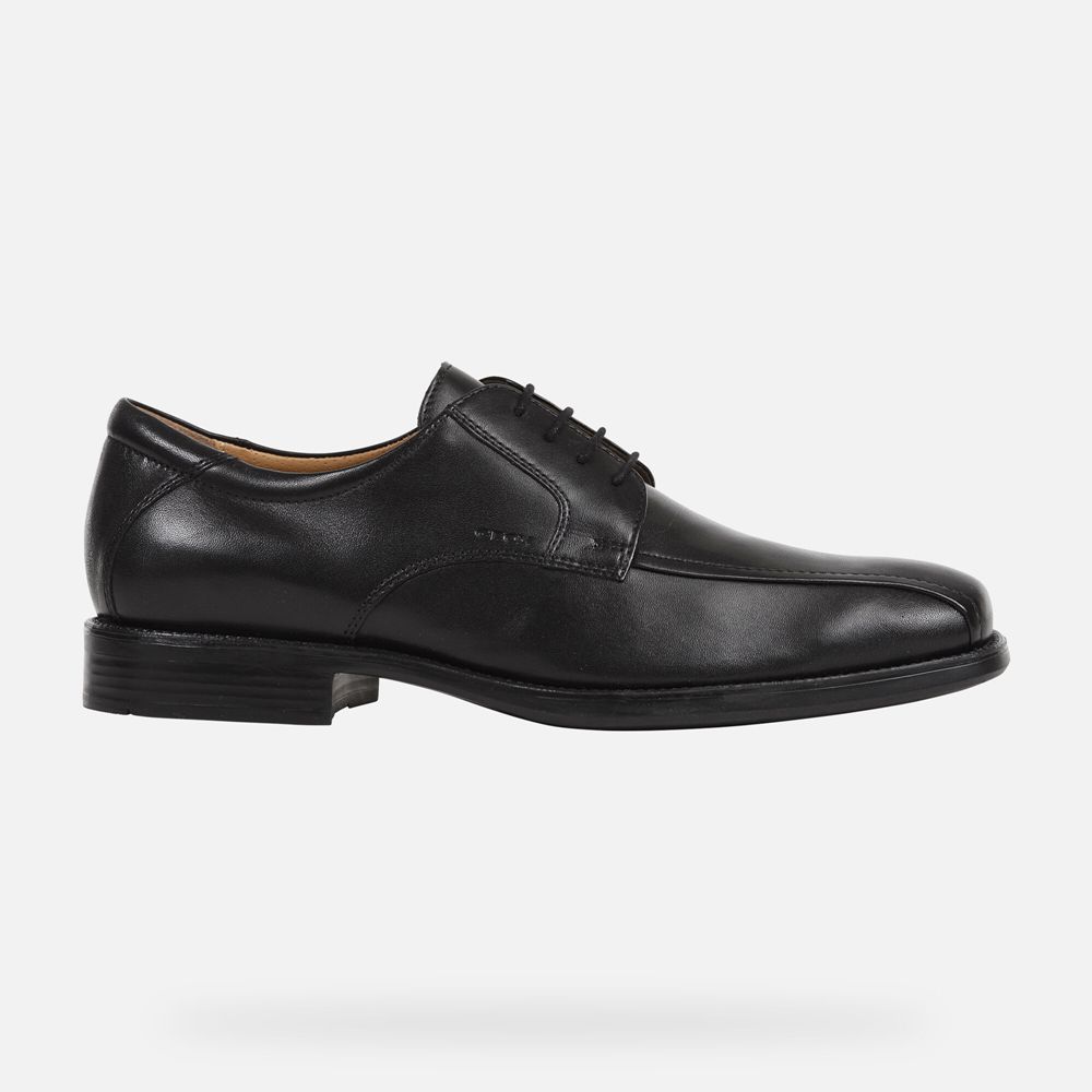 Geox Formal Shoes Black Federico - Geox Mens Shoes - VLYAUE238